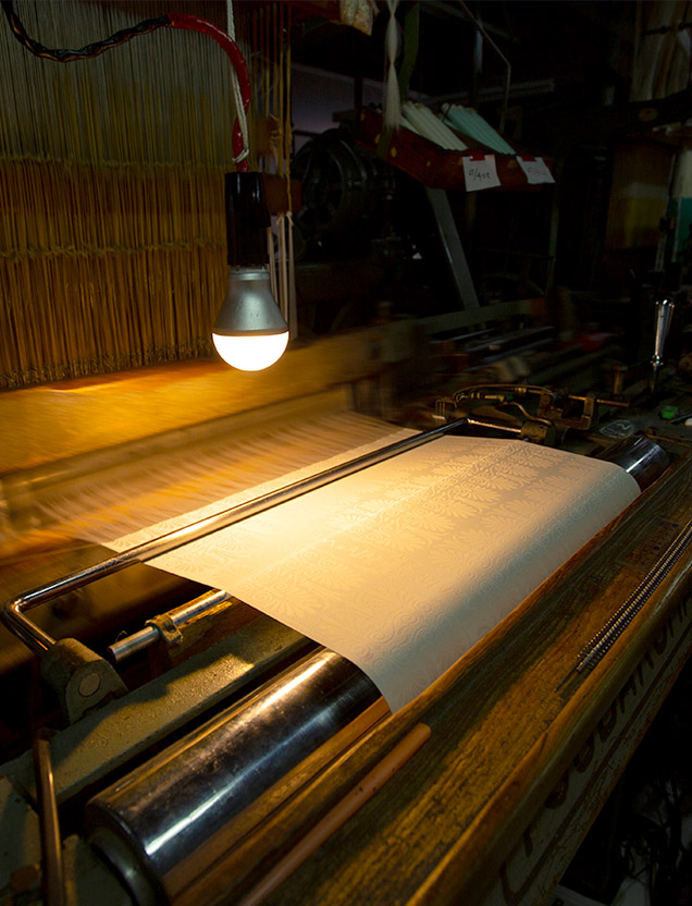 Silk Loom  Weaving